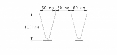 Bird Control Spikes Type B - 340mm x 60mm x115mm