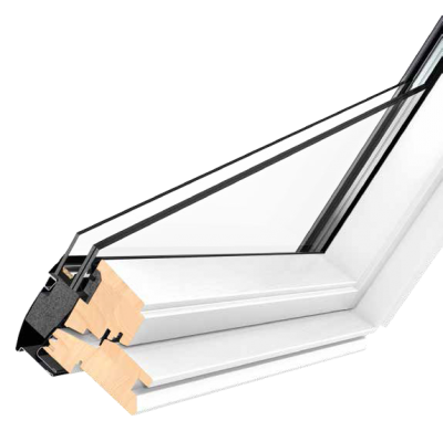 Velux Centre Pivot - White Painted GGL 2070 CK04 - 55x98cm