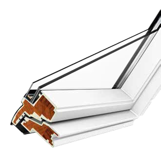 Velux Centre Pivot - White Polyurethane CK04 GGU 0070 - 55x98cm