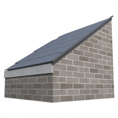 Retro-fit Slate Dry verge Alu 25mmx3m Black