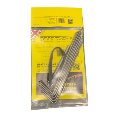 Roof Tingle Replacement Slate Hooks - Pack of 10 Repair Hooks