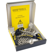 Roof Tingle Replacement Slate Hooks - Pack of 50 Repair Hooks