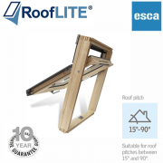 Rooflite Top Hung Fire Escape - 78x140 Pine