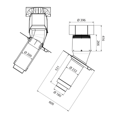 Ventus Pitched Terminal 200-180